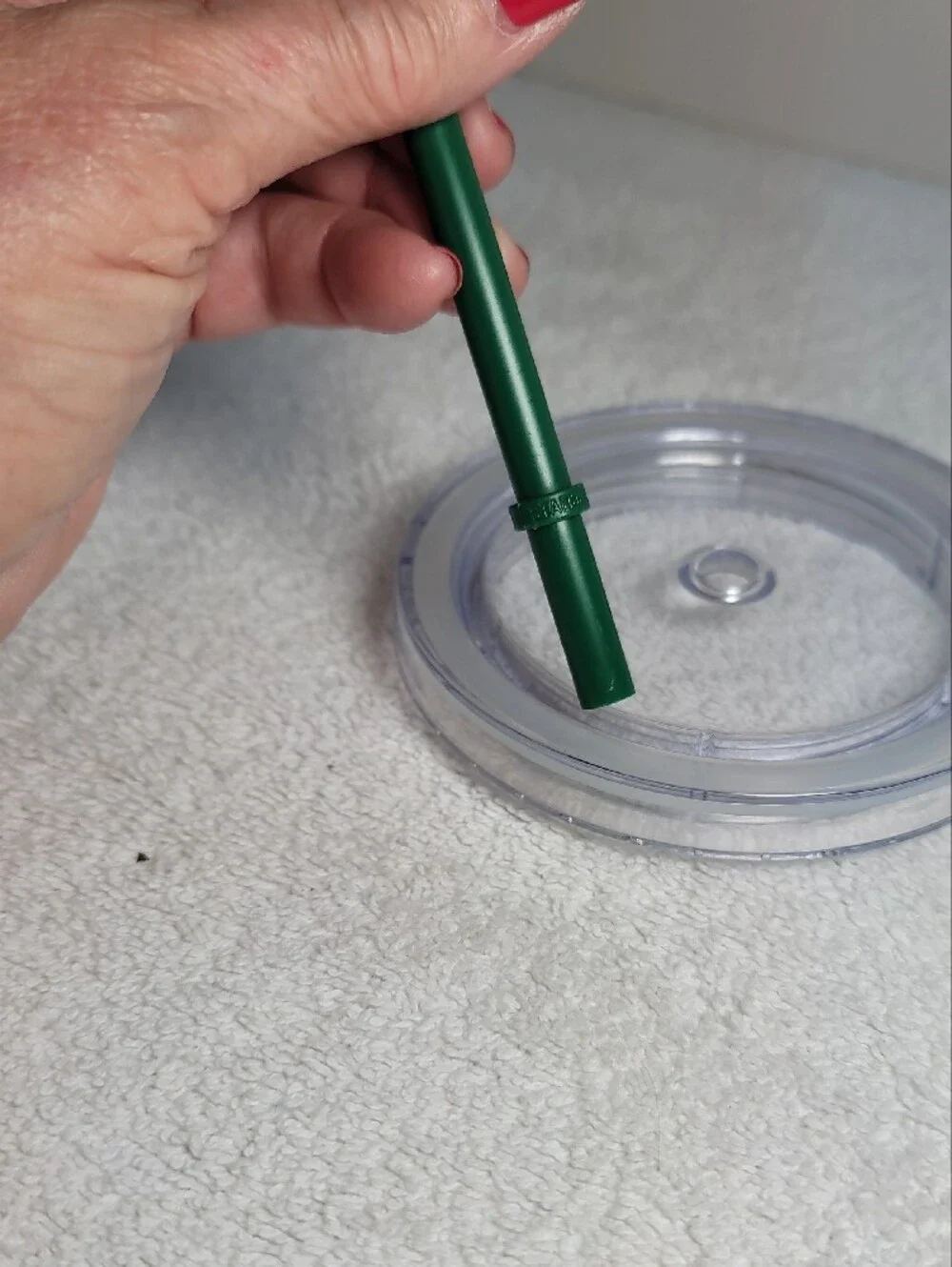 Starbucks clear reusable